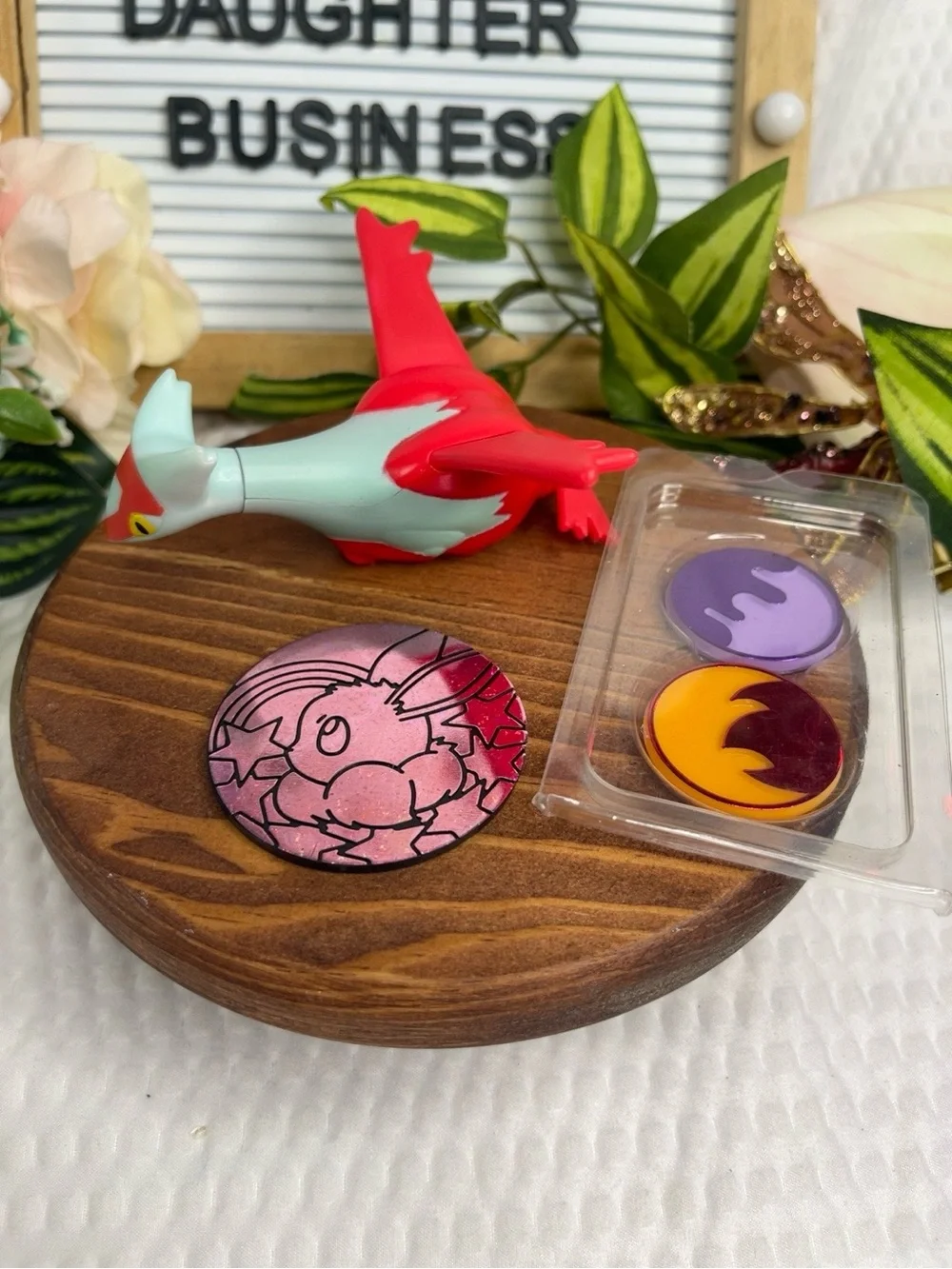 2018 Pokémon Latias #1 McDonald’s Happy Meal Figure Toy With 3 Battle Discs